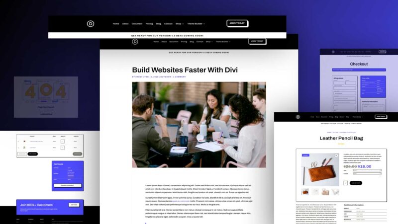 Download a Free Software Theme Builder Pack for Divi