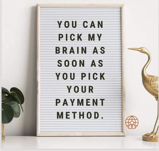 Pick Brain Pick Payment Method