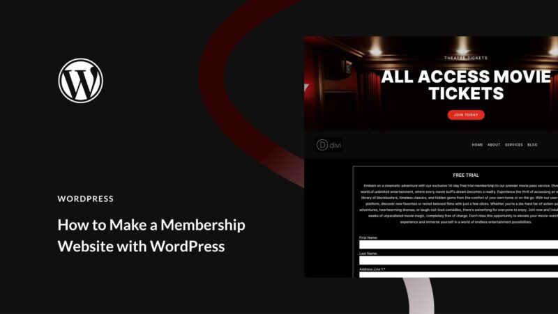 How to Make a Membership Website With WordPress (2024)