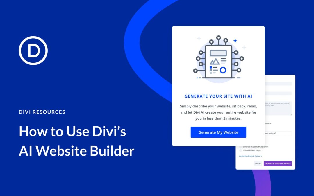 How to Use Divi’s AI Website Builder (Guide)