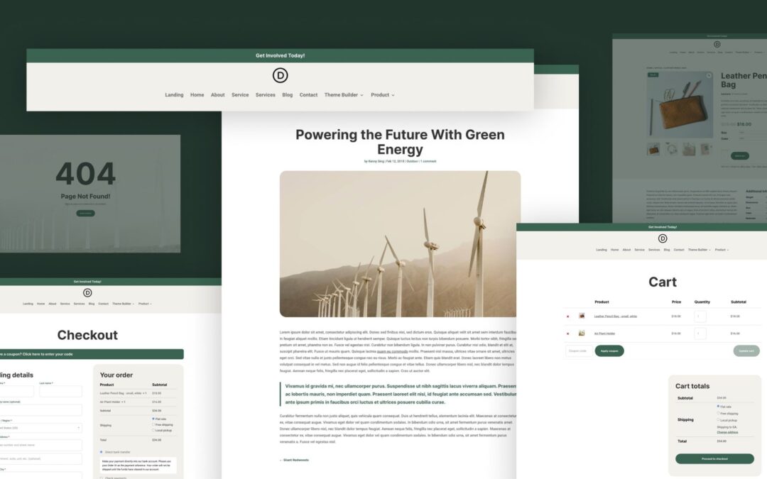 Download a Free Sustainable Energy Theme Builder Pack for Divi