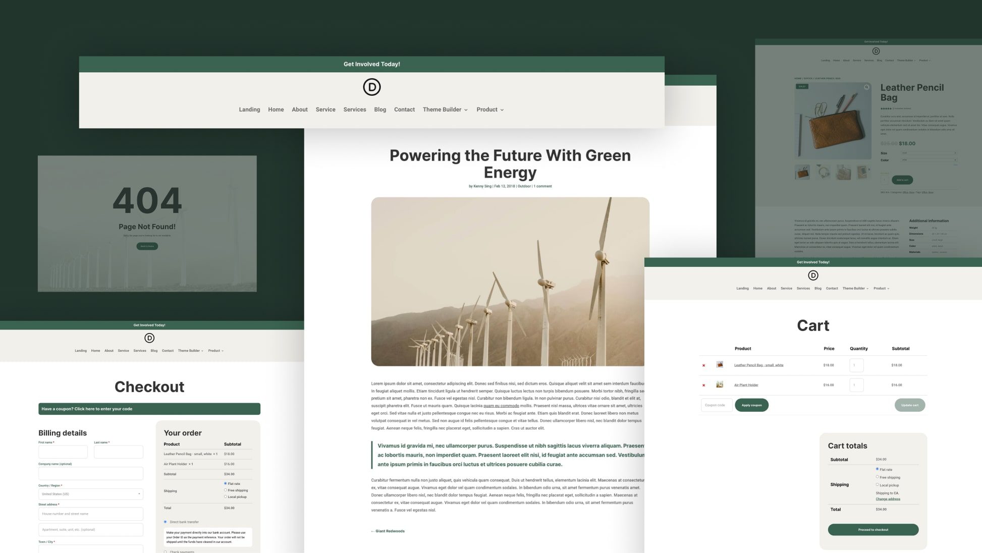 Download a Free Sustainable Energy Theme Builder Pack for Divi