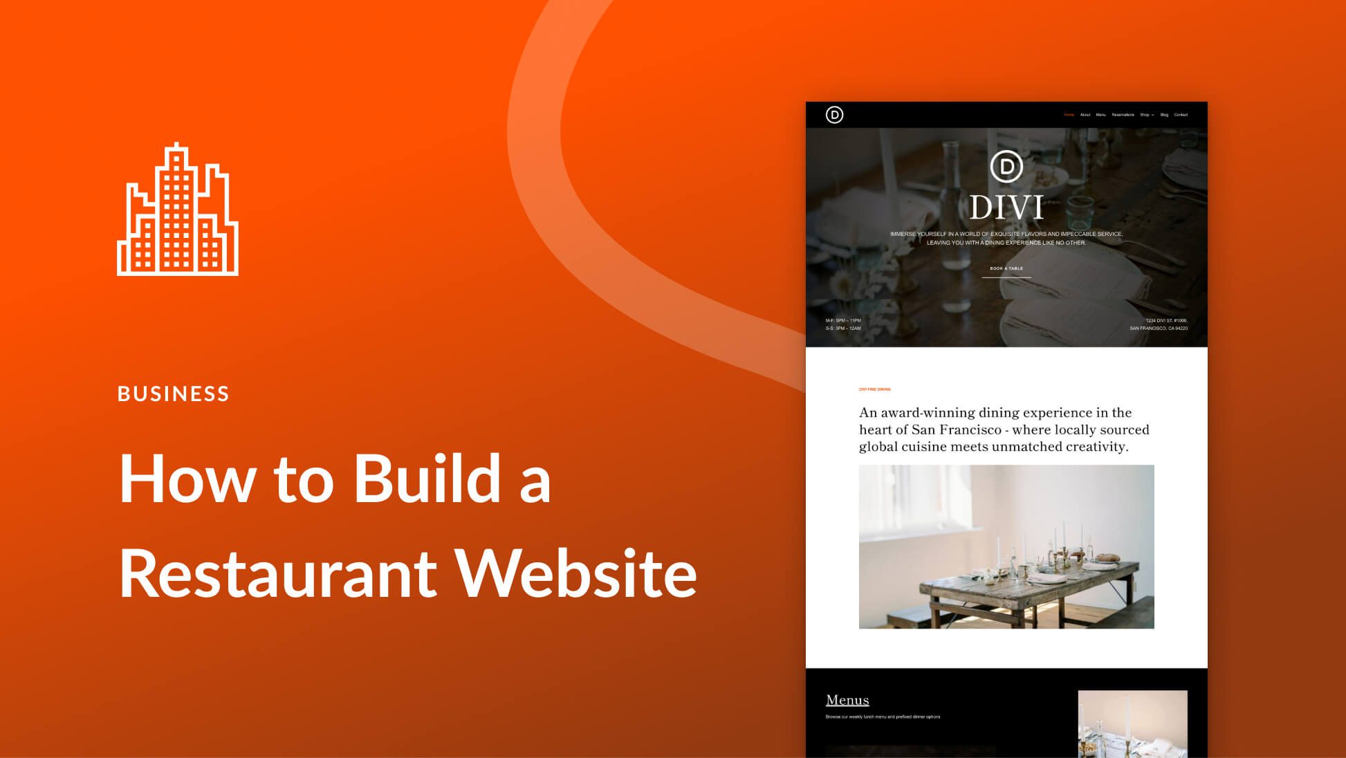 How to Create a Stunning Restaurant Website in Under an Hour