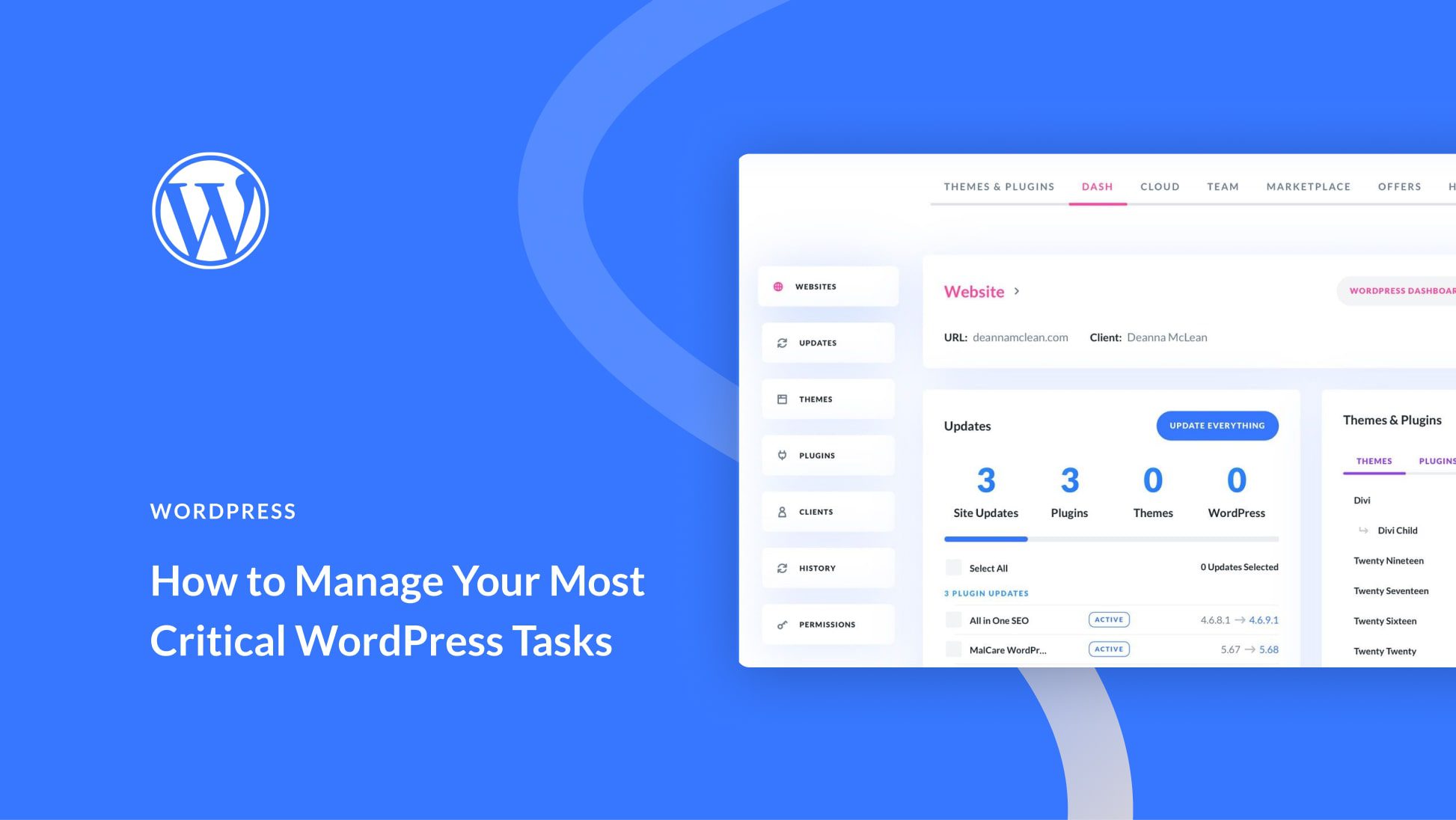 How to Manage Your Most Critical WordPress Maintenance Tasks