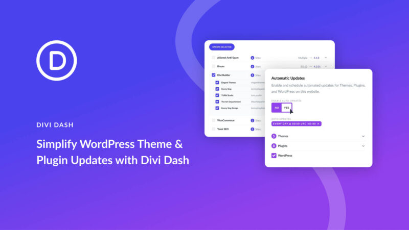 How Divi Dash Simplifies WordPress Theme and Plugin Updates