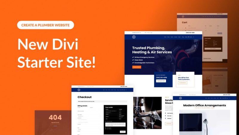 New Starter Site For Plumbers (Quick Install)
