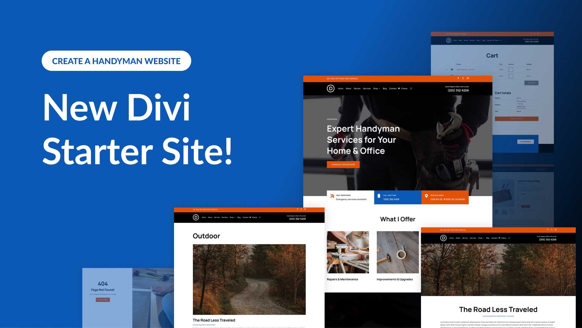 New Starter Site for Handymen (Quick Install) New Starter Site for Handymen (Quick Install)