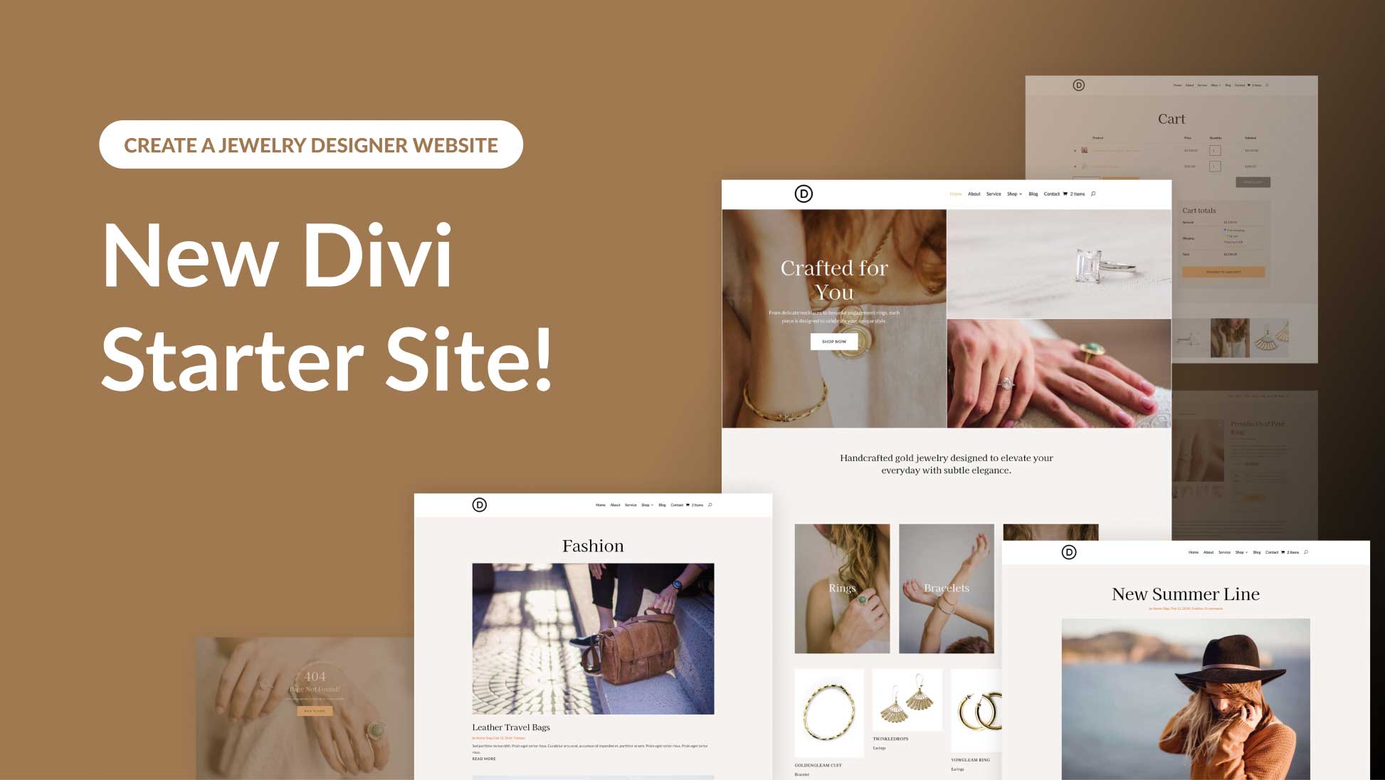 New Starter Site for Jewelry Designers (Quick Install) New Starter Site for Jewelry Designers (Quick Install)