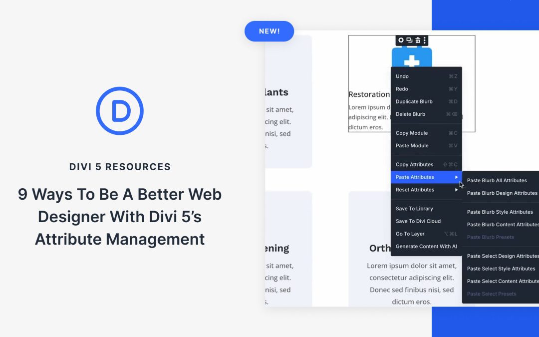 9 Ways To Be A Better Web Designer With Divi 5’s Attribute Management