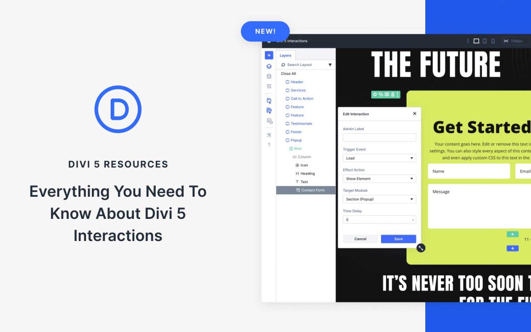 Everything You Need To Know About Divi 5 Interactions
