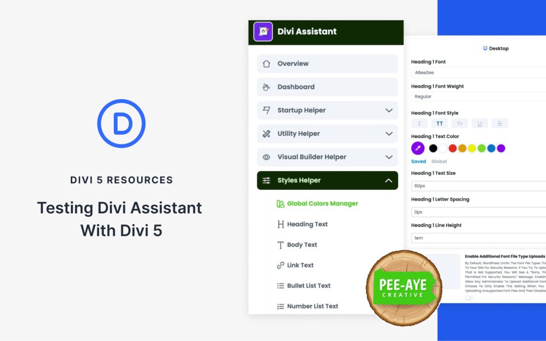 Testing Divi Assistant With Divi 5