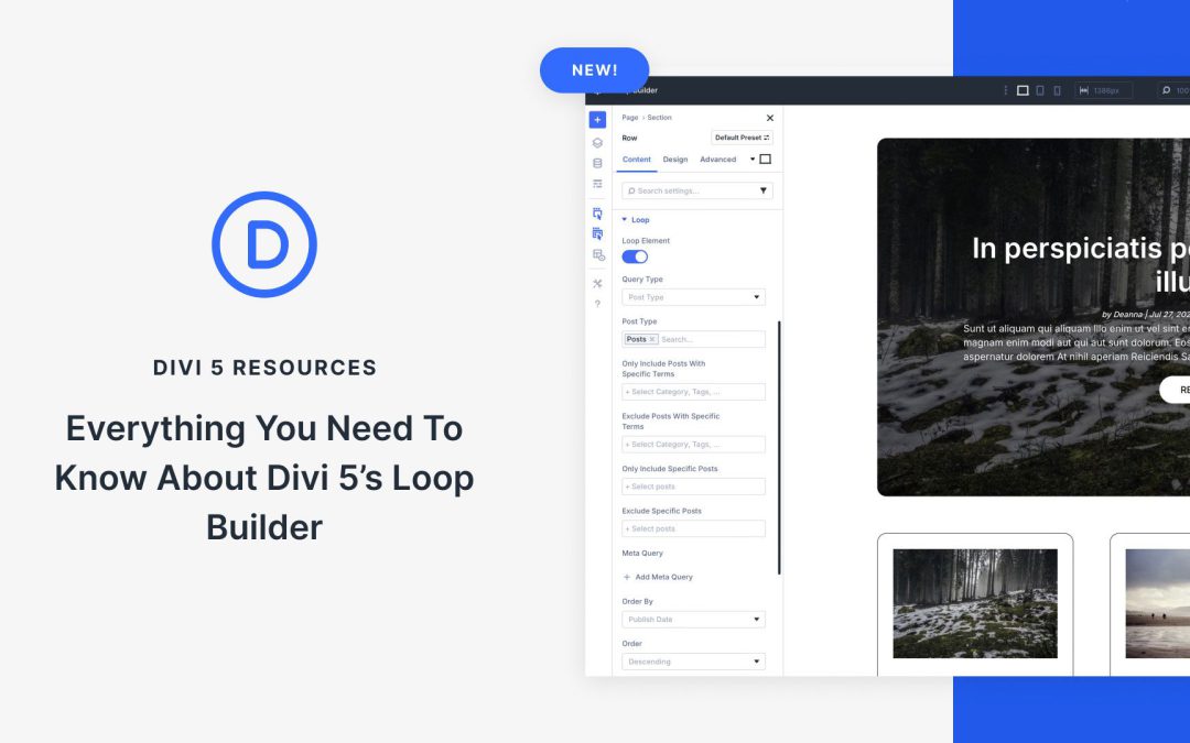 Everything You Need To Know About Divi 5’s Loop Builder