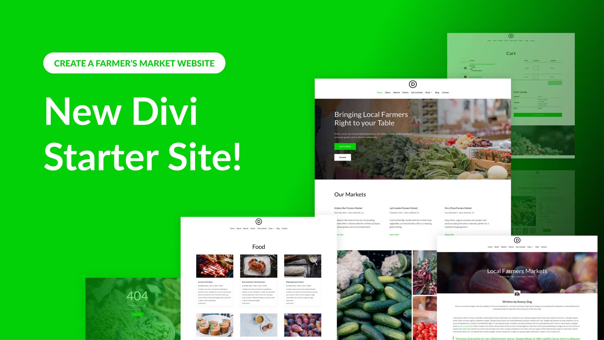 New Farmer’s Market Starter Site for Divi (Quick Install) New Farmer’s Market Starter Site for Divi (Quick Install)