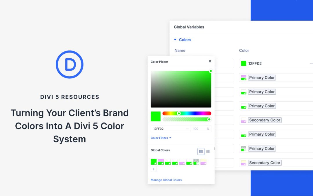 Turning Your Client’s Brand Colors Into A Divi 5 Color System