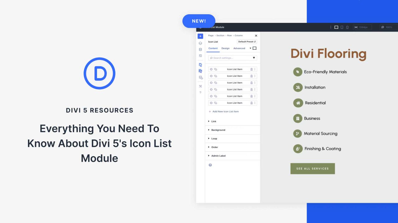 Everything You Need To Know About Divi 5’s Icon List Module