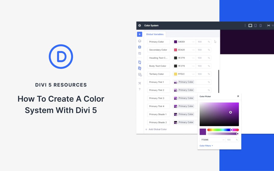 How To Create A Color System With Divi 5