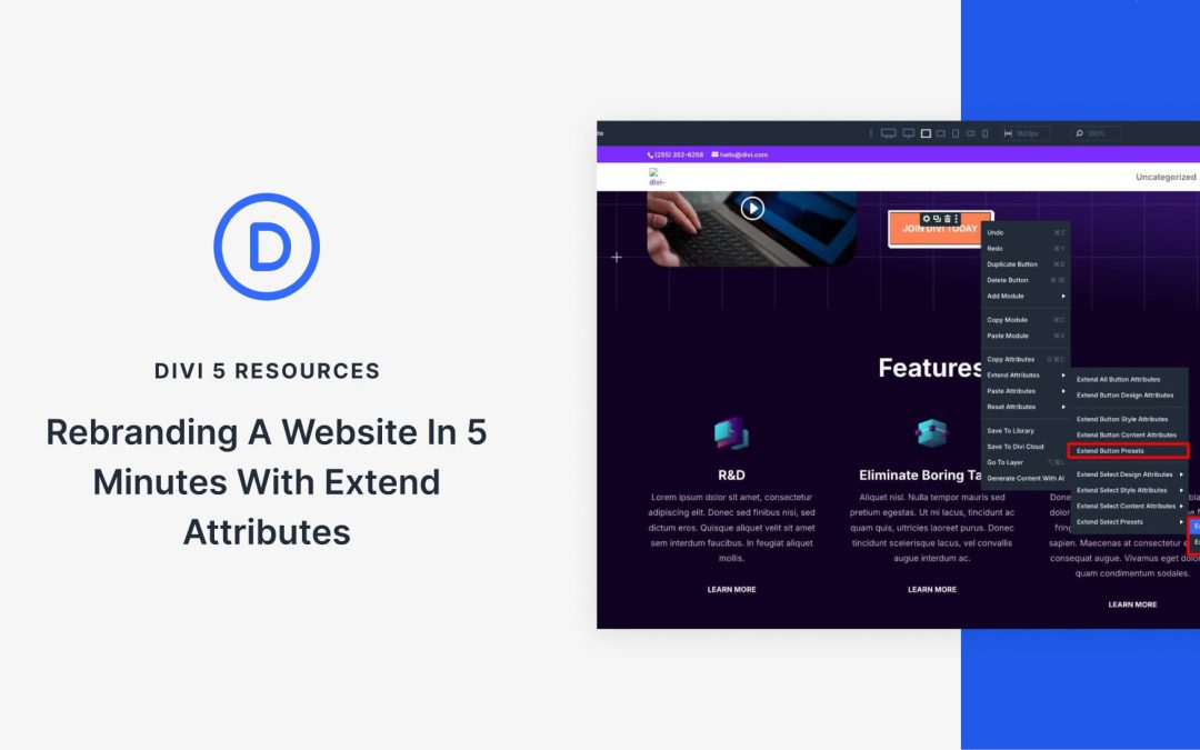 Rebranding A Website In 5 Minutes With Extend Attributes