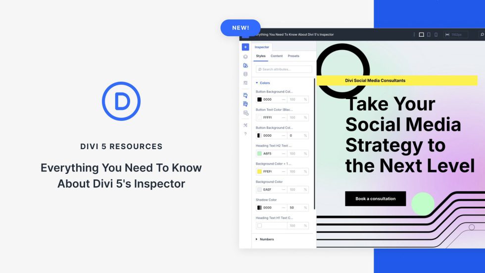 Everything You Need To Know About Divi 5’s Inspector