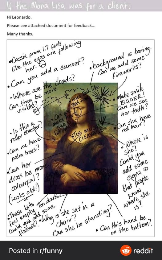 Mona Lisa Client Changes