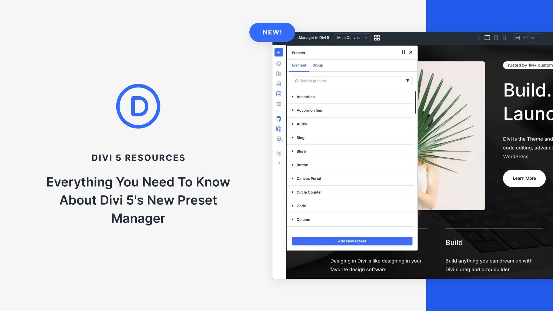 Everything You Need To Know About Divi 5’s New Preset Manager - Web ...