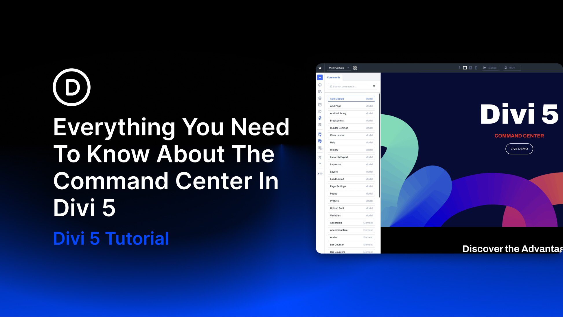 Everything You Need To Know About The Command Center In Divi 5 Everything You Need To Know About The Command Center In Divi 5