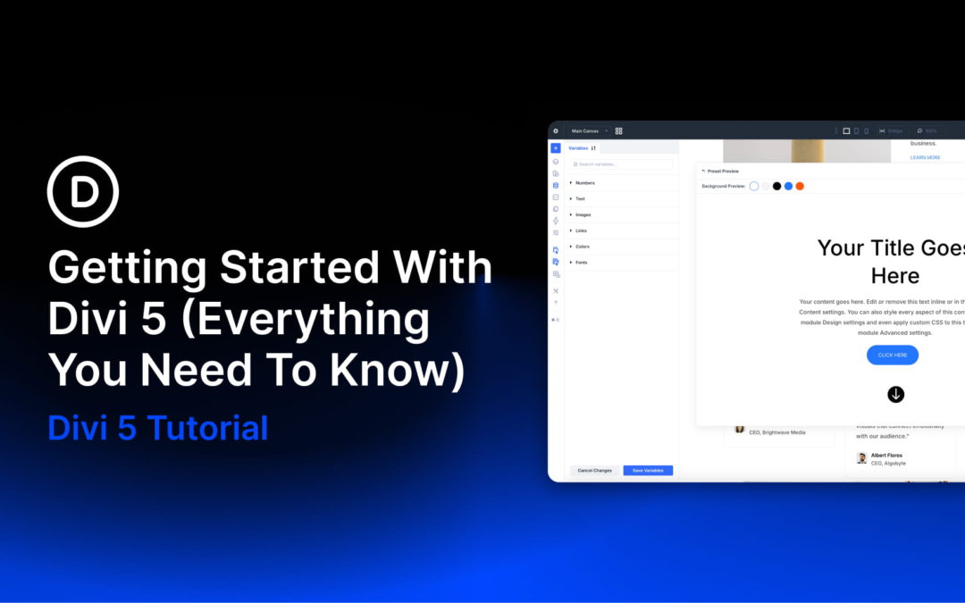 Getting Started With Divi 5 (Everything You Need To Know)