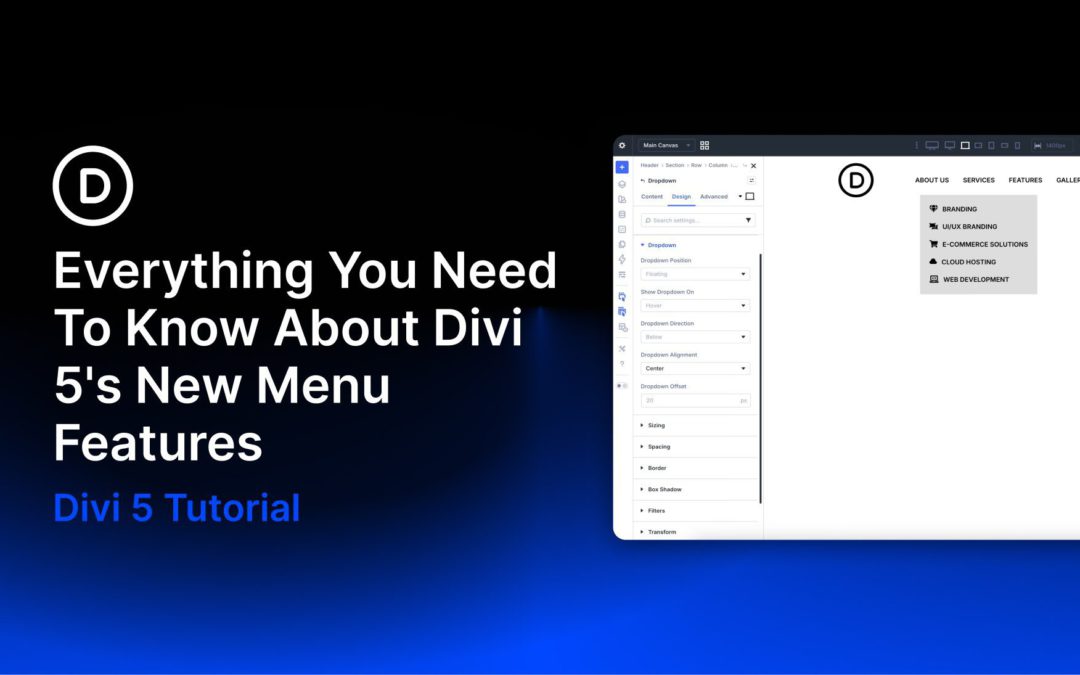 Everything You Need To Know About Divi 5’s New Menu Features