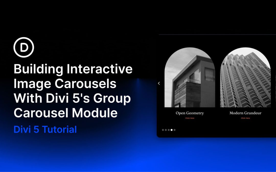 Building Interactive Image Cards With Divi 5’s Group Carousel Module