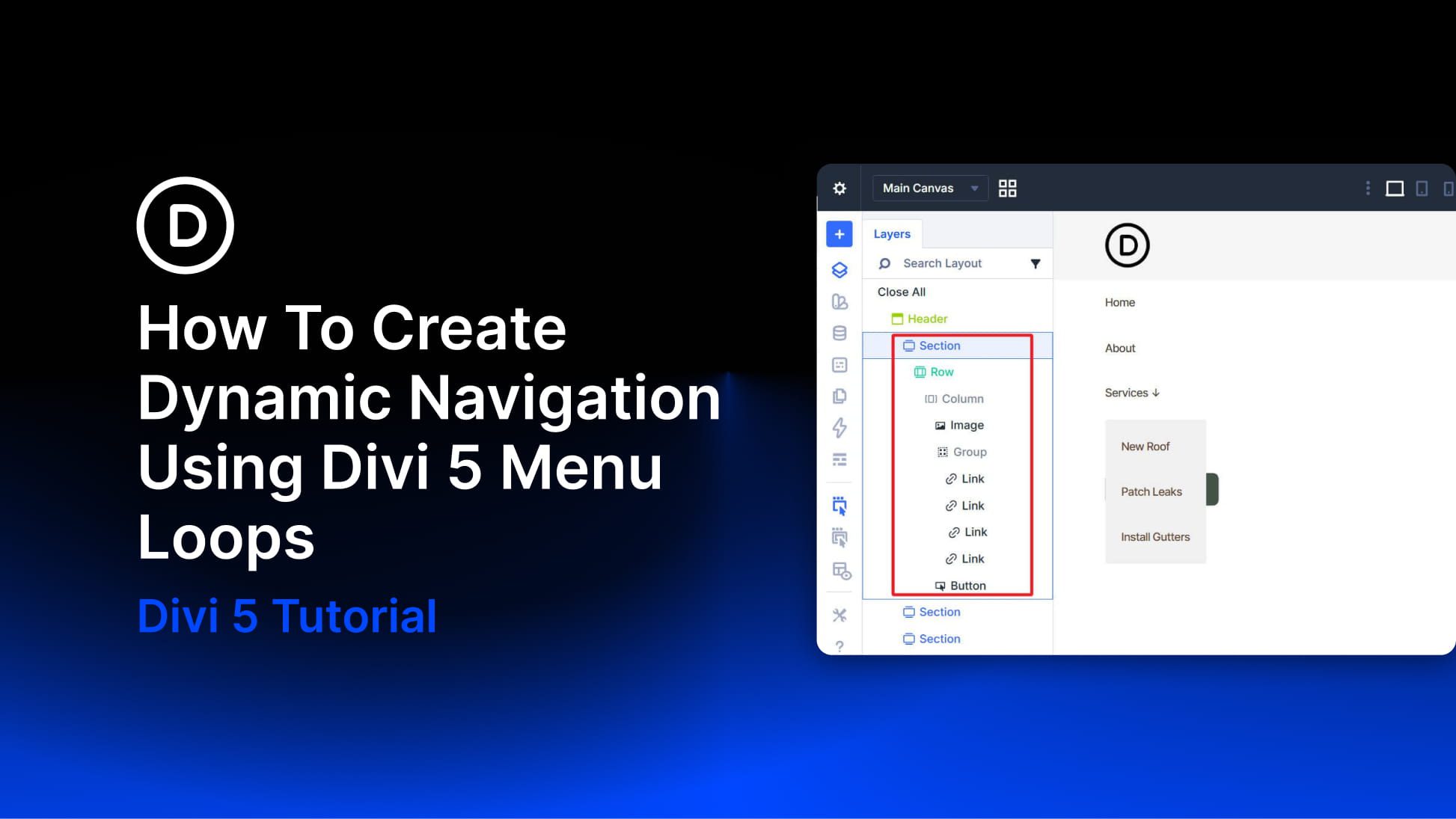 How To Create Dynamic Navigation Using Divi 5 Menu Loops How To Create Dynamic Navigation Using Divi 5 Menu Loops