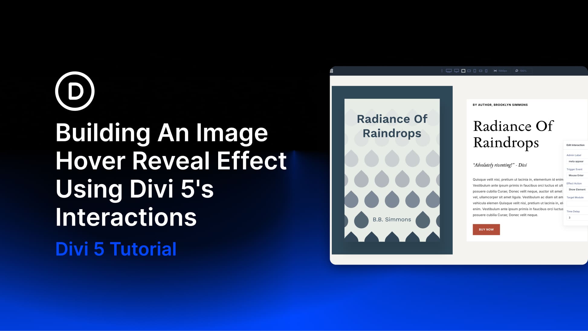 Building An Image Hover Reveal Effect Using Divi 5’s Interactions Building An Image Hover Reveal Effect Using Divi 5’s Interactions