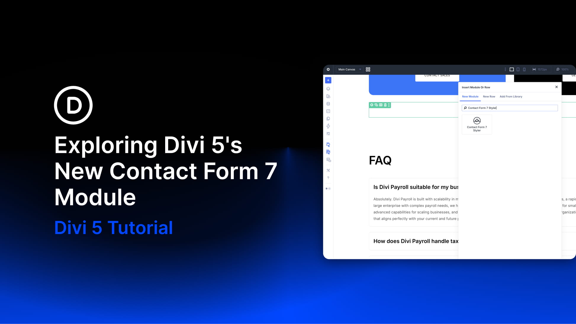 Exploring Divi 5’s New Contact Form 7 Module Exploring Divi 5’s New Contact Form 7 Module