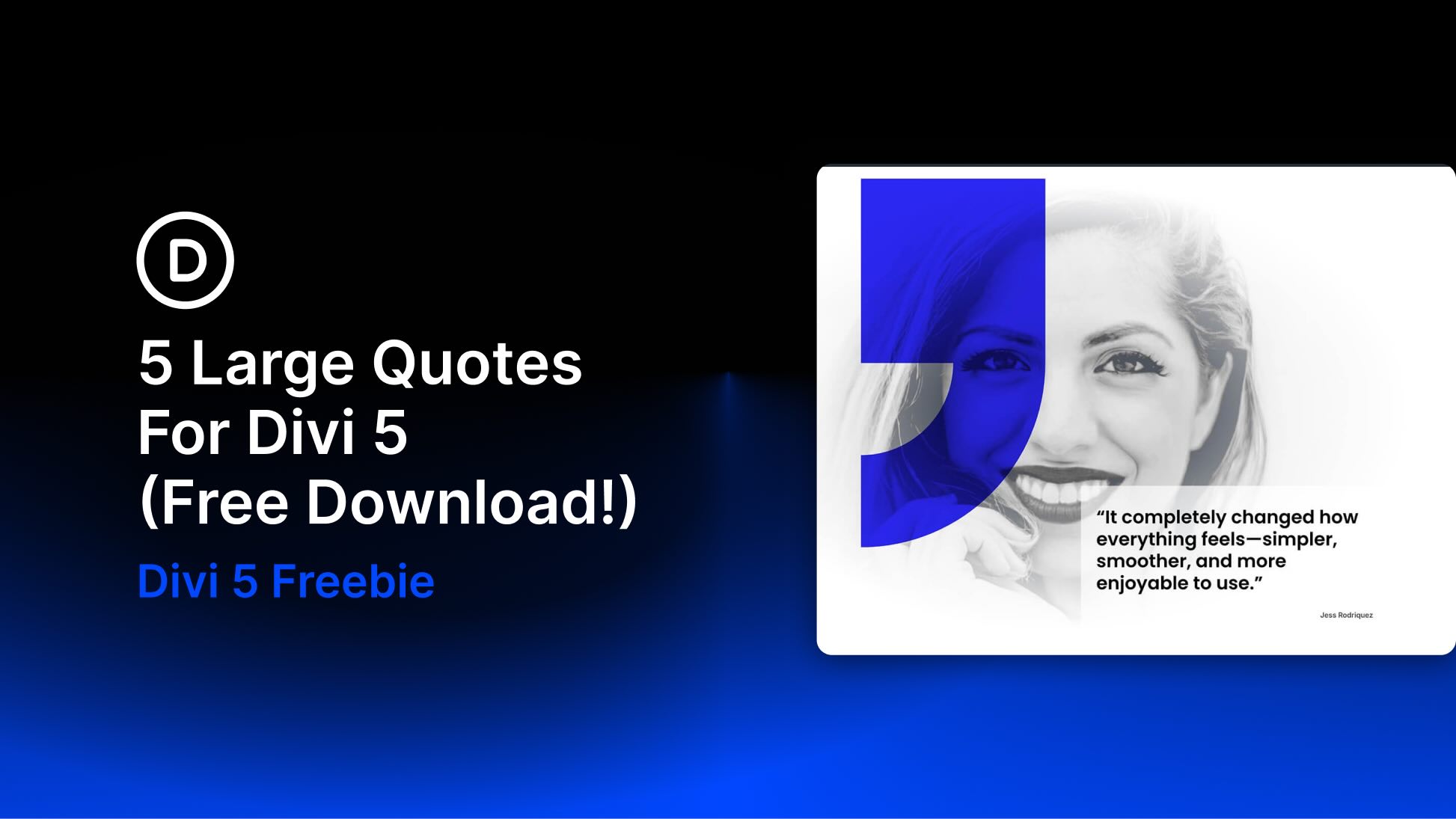 5 Large Quotes For Divi 5 (Free Download!) 5 Large Quotes For Divi 5 (Free Download!)