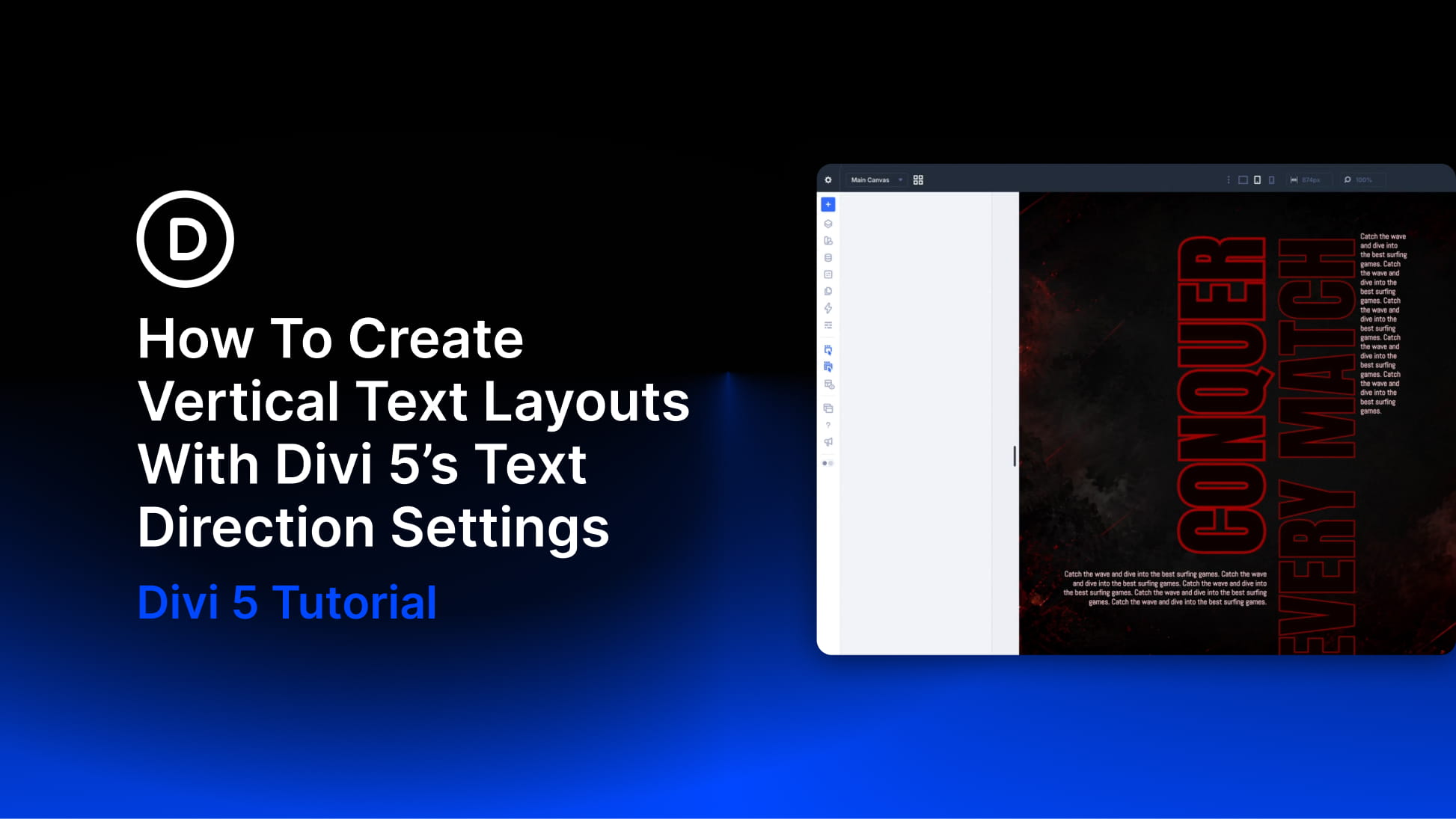 How To Create Vertical Text Layouts With Divi 5’s Text Direction Settings How To Create Vertical Text Layouts With Divi 5’s Text Direction Settings