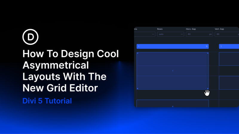 How To Design Cool Asymmetrical Layouts With The New Grid Editor