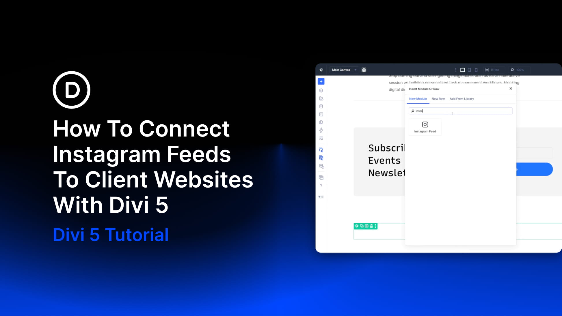 How To Connect Instagram Feeds To Client Websites With Divi 5 How To Connect Instagram Feeds To Client Websites With Divi 5