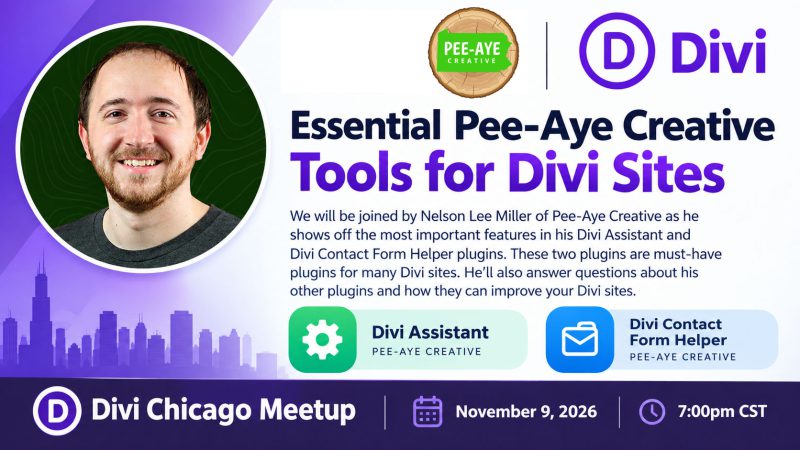 Essential Pee-Aye Creative Tools for Divi Sites